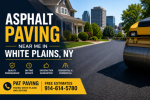 Asphalt Paving Near Me in White Plains, NY | Driveways & Parking Lots
